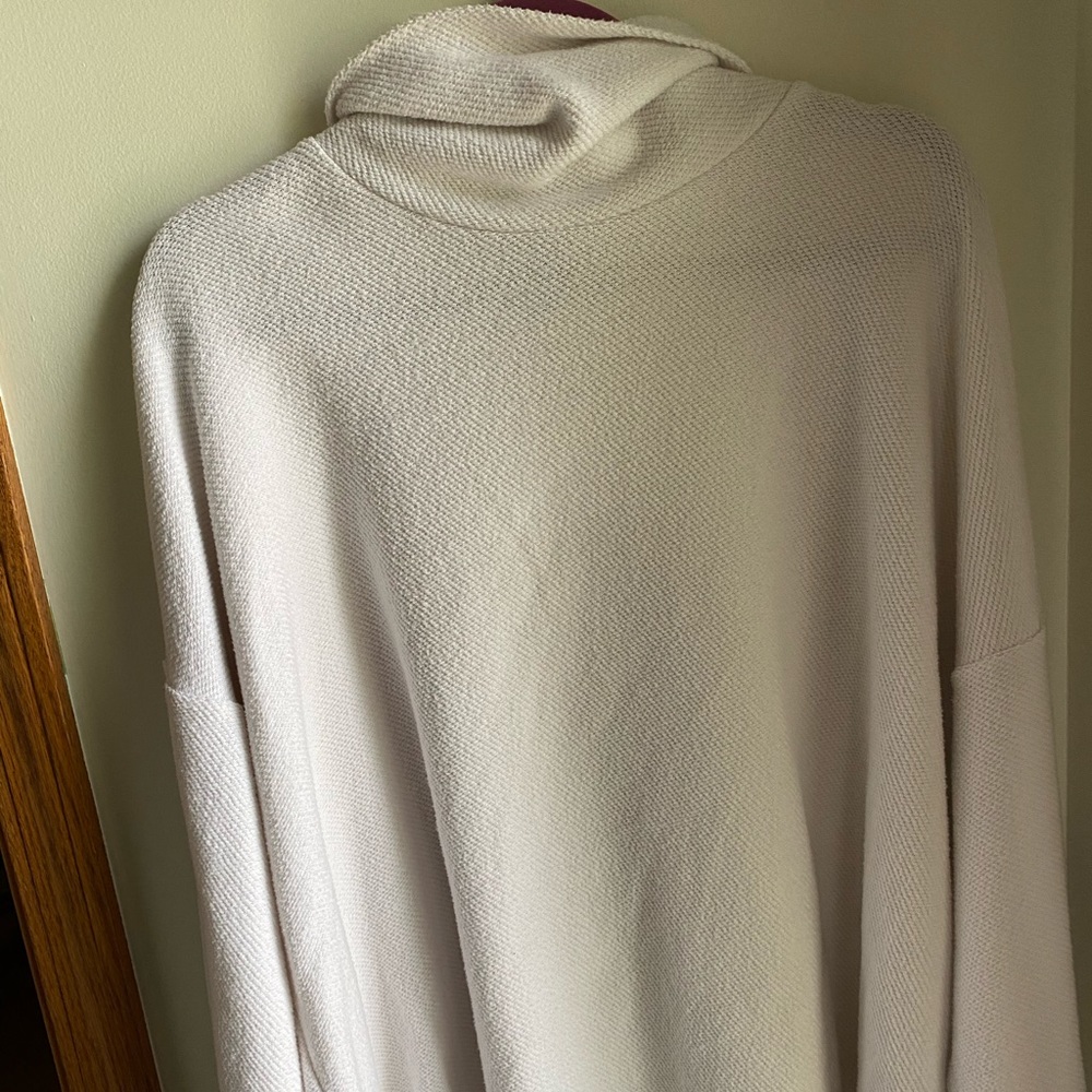Aerie Cream Cowl Neck Sweater